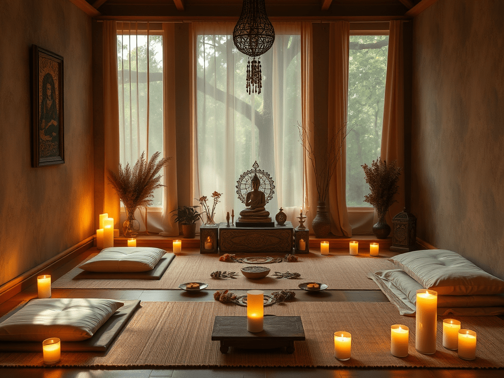 Cómo crear un espacio sagrado en casa para practicar tantra